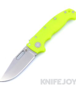 Demko Knives MGAD20S Clip Point 20CV Blade with Dayglow Textured G10 Handles