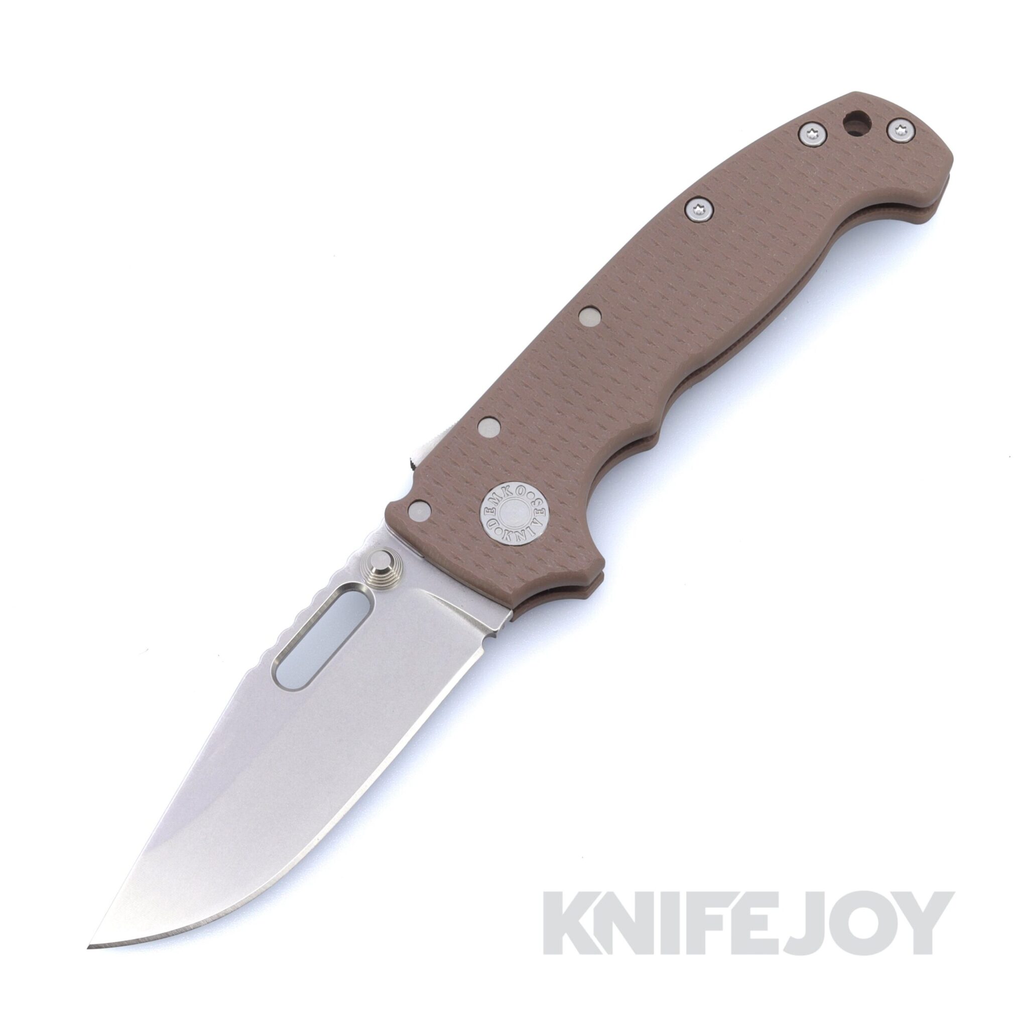 Demko Knives MGAD20S Clip Point 20CV Blade with Earth Textured G10 Handles