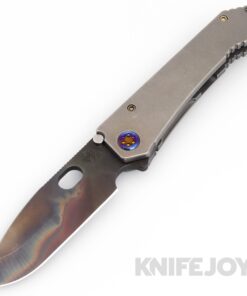 Medford Knives 187DP D2 Vulcan Blade with Old School Tumbled Handles/ Flamed Hardware and Clip