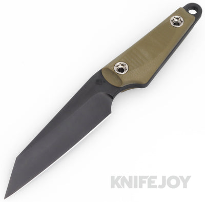 Medford Knives UDT 1 Fixed Blade S45VN DLC Blade with OD Green G10 Handles/ PVD Hardware