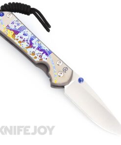 Chris Reeve Knives Small Sebenza 31 LEFT HAND Drop Point Magnacut Blade with Unique Graphic Handles