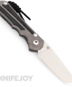 Chris Reeve Knives Large Inkosi LEFT HANDED Tanto Magnacut Blade with Black Canvas Micarta Inlay Titanium Handles