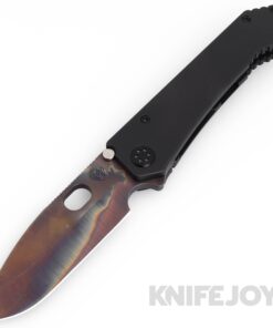 Medford Knives 187DP D2 Vulcan Drop Point Blade with DLC Handles/ Black Hardware/ DLC Clip