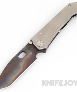 Medford Knives 187DPT D2 Vulcan Tanto Blade with Tumbled Handles/ Standard Hardware and Clip