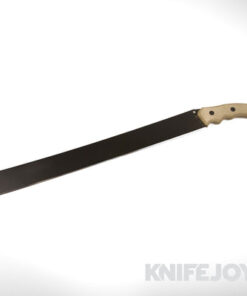 Hoback Knives HOB4206 "The Path" Machete 154CM DLC Black Stonewash Bade with OD Green Micarta Handles