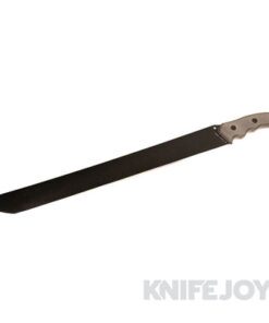 Hoback Knives HOB4208 "The Way" Machete 154CM DLC Black Stonewash Bade with Black Micarta Handles
