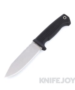 Demko Knives Fixed Blade FreeReign Clip Point 3V Blade with Black Rubberized Handles / Kydex Sheath