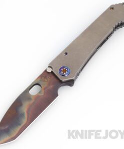 Medford Knives 187DPT D2 Vulcan Tanto Blade with Old School Tumbled Handles/ Flamed Hardware and Clip