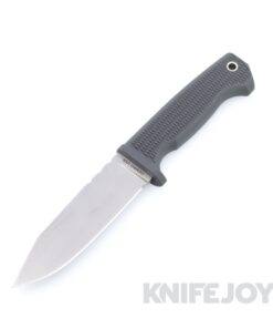 Demko Knives Fixed Blade FreeReign Clip Point 3V Blade with Grey Rubberized Handles / Kydex Sheath