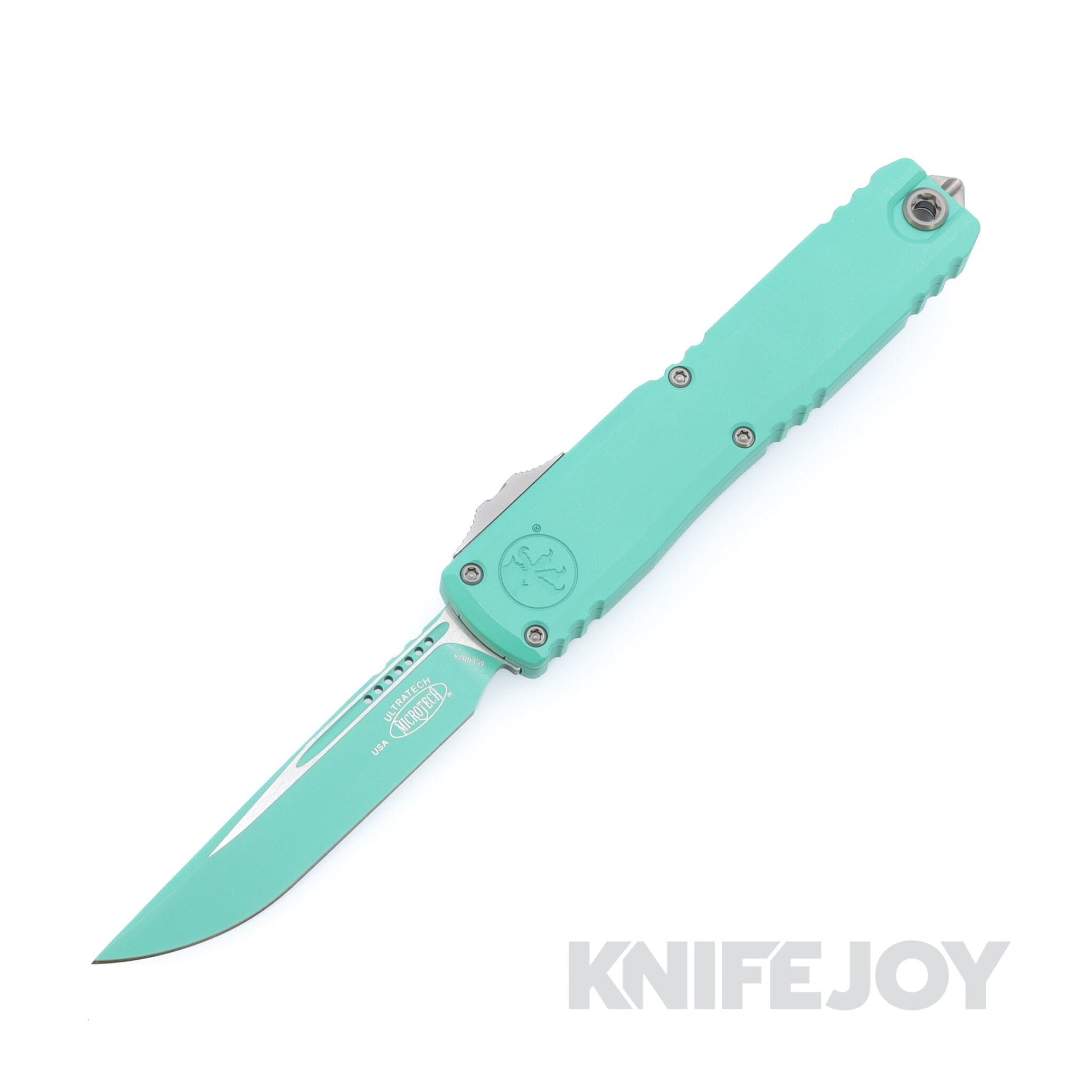 MICROTECH 1121-1BJ-C18Z15 Ultratech Gen III ZBP OTF Auto Single Edge Baja Cerakote Standard Blade with Baja Cerakote Aluminum Handles