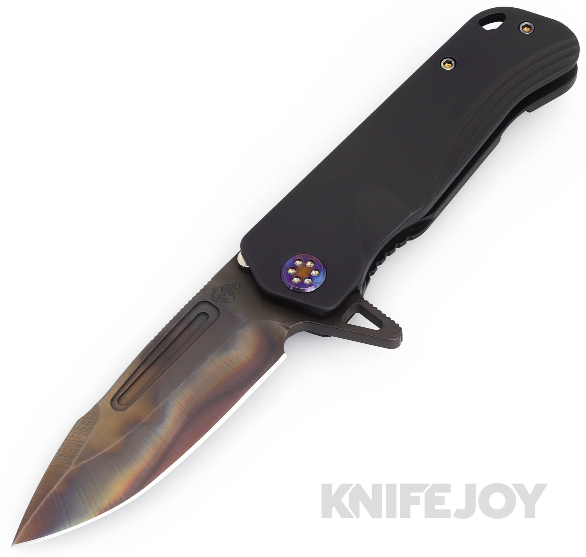 Medford Knives Proxima S45VN Vulcan Standard Blade with DLC Handles/ Flamed Hardware and Clip