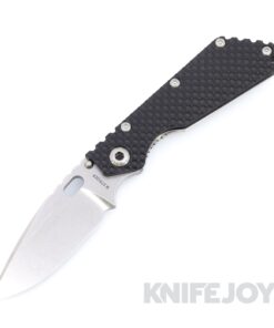Mick Strider Custom Knives SMF Satin S30V Blade with Titanium / Black G10 Double Gunner Grip Handles