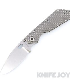 Mick Strider Custom Knives SMF Satin S30V Blade with Titanium Double Gunner Grip Handles
