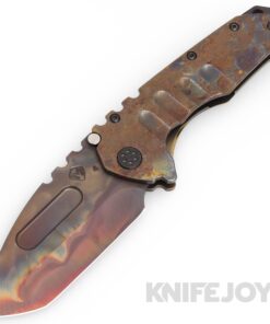 Medford Knives Praetorian "T" S45VN Vulcan Tanto Blade with Scorched Earth Handles/ "OS" Tumbled PVD Hardware and Clip
