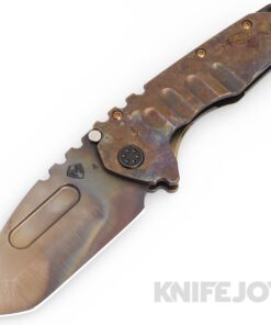 Medford Knives Praetorian "T" S45VN Vulcan Tanto Blade with Scorched Earth Handles/ "OS" TumPVD Hardware and Clip
