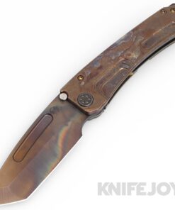 Medford Knives Marauder-H S45VN Vulcan Tanto Blade with Scorched Earth Handles/ "OS" TumPVD Hardware and Clip