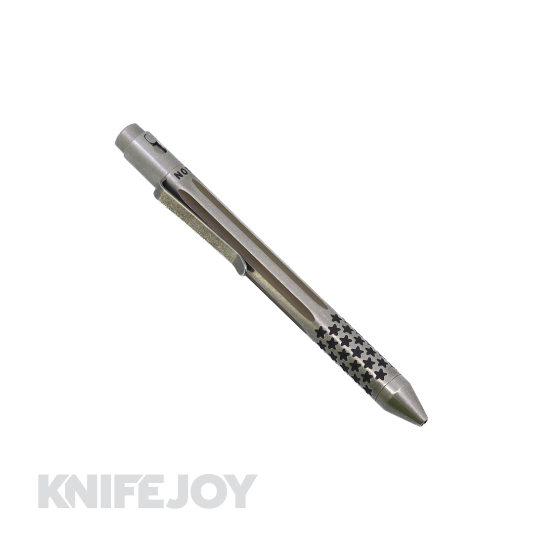 Nottingham Tactical Custom Cerakote TiButton Right Hand Single Lock G2 Full Size Straight Flute with Stars FDE and Black Cerakote