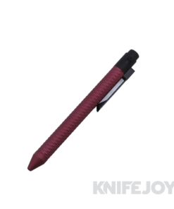 Nottingham Tactical Custom Cerakote TiButton Right Hand Single Lock Parker Full Size Carved Cranberry Frost Cerakote and Machined Clip