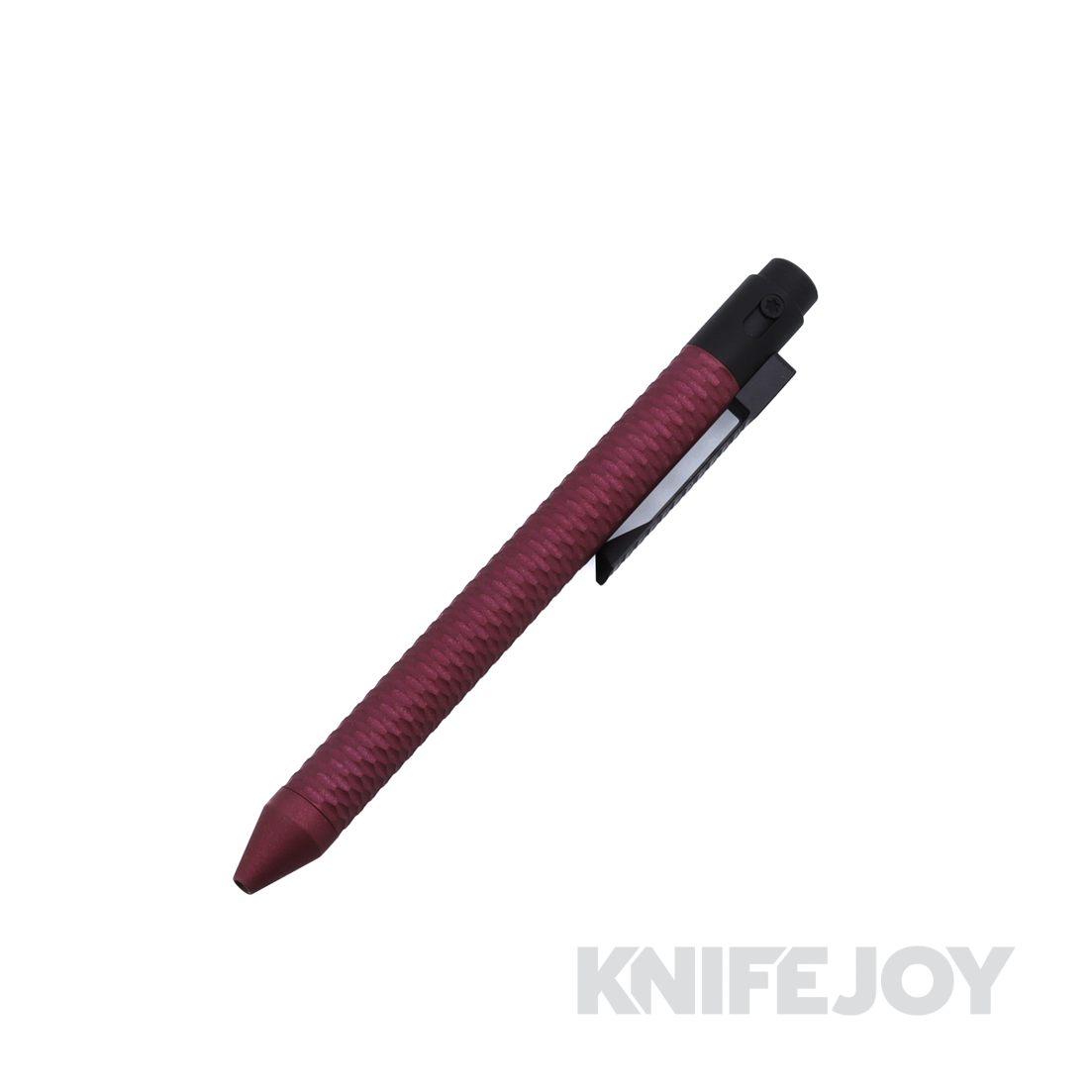 Nottingham Tactical Custom Cerakote TiButton Right Hand Single Lock Parker Full Size Carved Cranberry Frost Cerakote and Machined Clip
