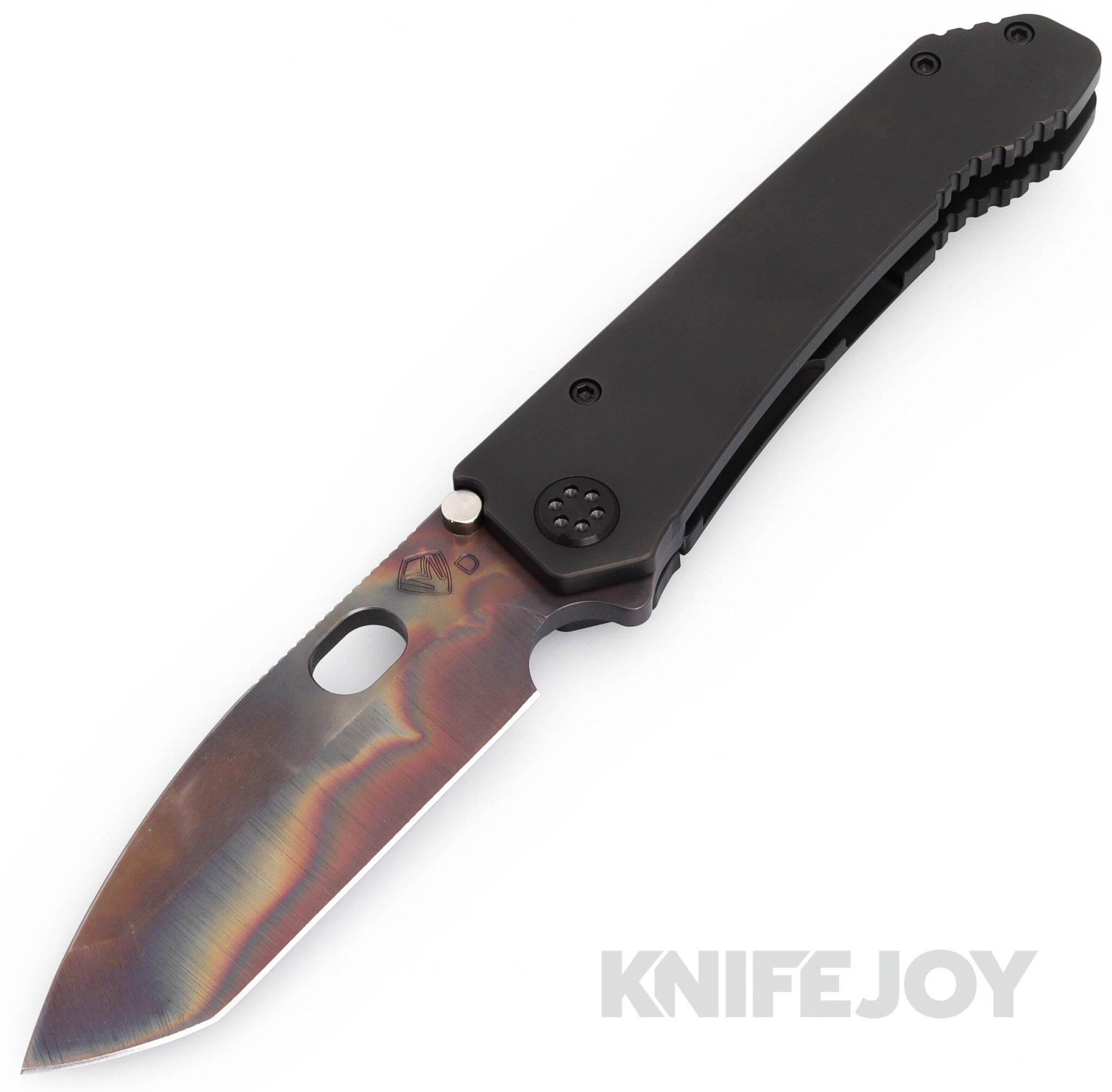Medford Knives 187DP D2 Vulcan Tanto Blade with DLC Handles/ Black Hardware/ DLC Clip