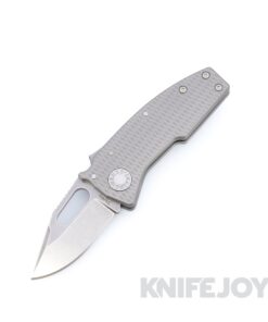 Demko Knives Nano-Shark 20CV Clip Point Blade with Milled Titanium Handles