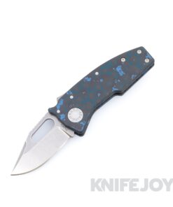 Demko Knives Nano-Shark 20CV Clip Point Blade with Arctic Storm FatCarbon Handles