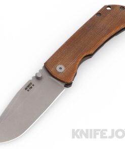 McNees Knives PM Mac2 3.5"- Gen2 Magnacut Blade and Atomic Natural Micarta Titanium Handles