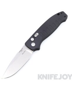 Hogue 64136 Ballista I Auto Folder Drop Point Tumbled 154CM Blade with Matte Black Anodized Textured Aluminum