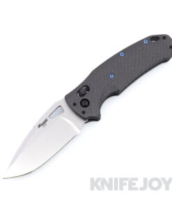 SIG Sauer by Hogue 36391-LIM K320 Collector Series Manual Folder Tumbled Drop Point Blade with Black Carbon Fiber Frame