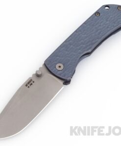 McNees Knives PM Mac2 3.5"- Gen2 Magnacut Blade and Atomic Blue/Bronze Jigged Titanium Handles