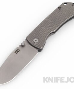 McNees Knives PM Mac2 3.5"- Gen2 Magnacut Blade and Atomic Jigged Titanium Handles
