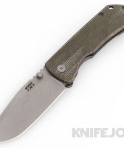 McNees Knives PM Mac2 3.5"- Gen2 Magnacut Blade and Atomic Green Micarta Titanium Handles