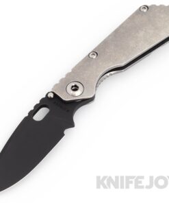 Mick Strider Knives SnG CC Black Blade with Stonewash Titanium Handles