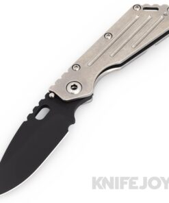Mick Strider Knives Performance Series SMF Black Blade with Stonewash Titanium Handle