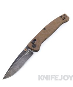 Hogue 24453 Mysto ABLE Lock™ Manual Folder Drop Point Black Stonewash Magnacut Blade / Browns Point Richlite Frame