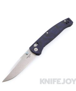 Hogue 24456 Mysto ABLE Lock™ Manual Folder Drop Point Tumbled Magnacut Blade / Blue Canyon Richlite Frame