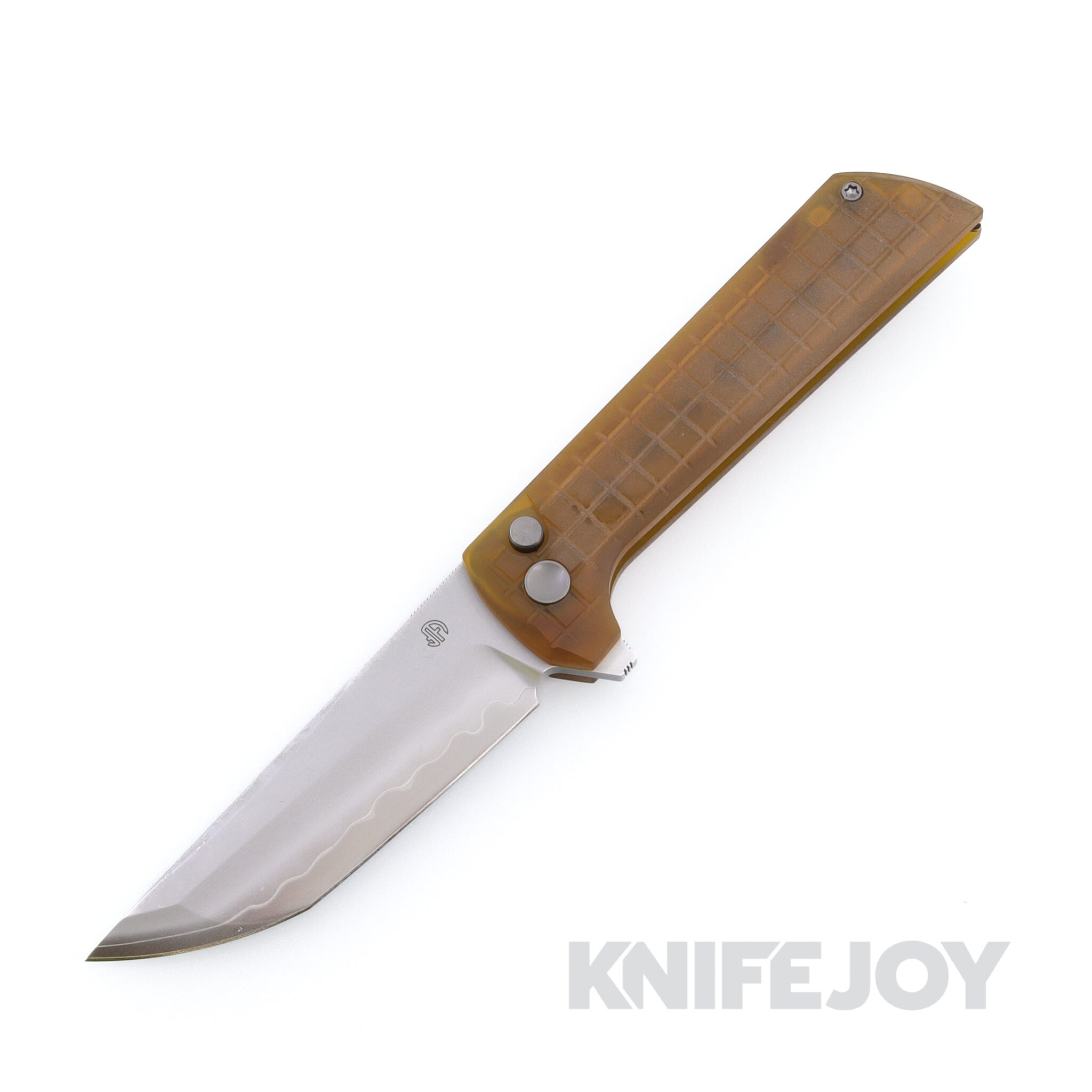 North Mountain Blade 2405-PEI Chop2 SLD-Magic Tanto with Amber Ultem Handle