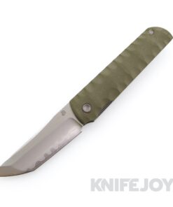 North Mountain Blade 2411-GR Kick Stop Chop SLD-Magic Tanto with Hidden Flipper and Green G10 Handle