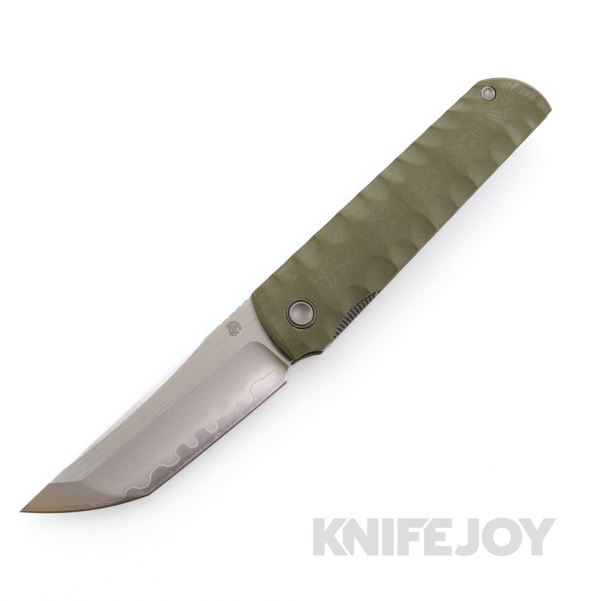 North Mountain Blade 2411-GR Kick Stop Chop SLD-Magic Tanto with Hidden Flipper and Green G10 Handle