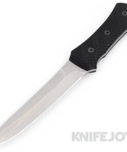 J.Watson Knives Mohora Double Edge Tanto Fixed Blade with Black Diamond G10 Handles Ambi Sheath