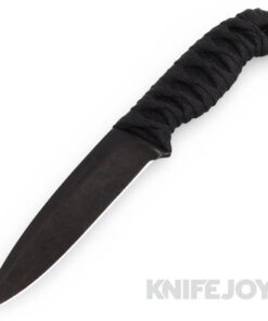 J.Watson Knives Magni XXL Fixed Blade 3V Dark Patina Blade with Full Cord Wrapped Handle and Ambi Sheath