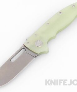 Demko Knives ADMG20NATG10-CP MG20S Magnacut Clip Point Blade with Natural G10 Handles