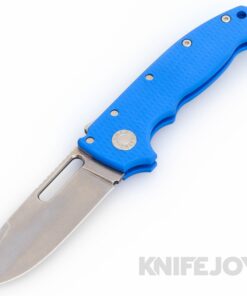 Demko Knives ADMG20BLUE1G10-CP MG20S Magnacut Clip Point Blade with Blue Number 1 G10 Handles