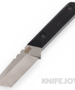Bald Man Knife and Tool Thicker Clipper T Fixed Blade Magnacut Tanto Blade with Black G10 Handles