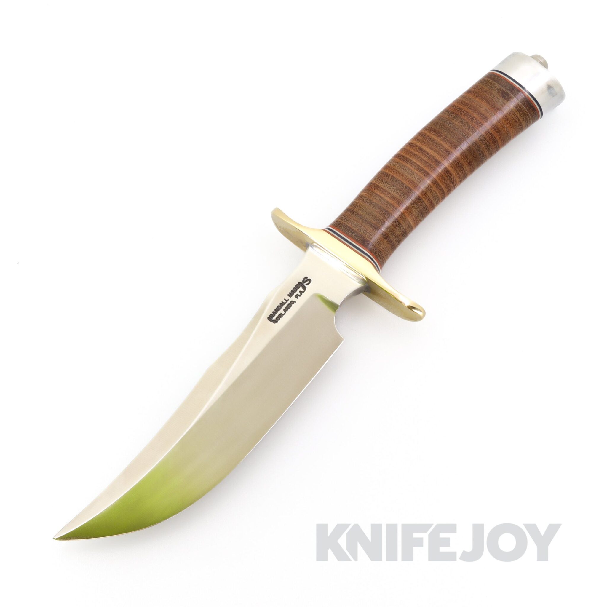 Randall Made Knives Model 4-6 Fighter Stainless Steel with Brass Hilt and Duralumin Butt Cap