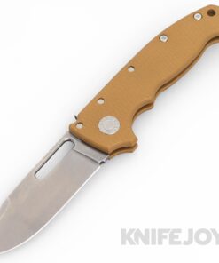 Demko Knives ADMG20BROWNG10-CP MG20S Magnacut Clip Point Blade with Brown G10 Handles