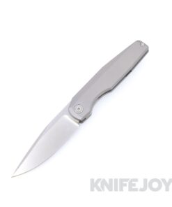 Vero Engineering Lux 3.3 Stonewash Blade Flipper with Stonewash Titanium Handles