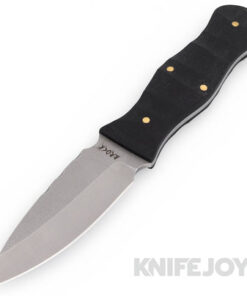 Brock Blades Sgian Dubh TG Fixed Blade CPM 3V Blade with Black G10 Handles