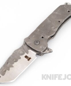 RichMade Knives AU Grim Reaper Precision Marshall D2 Blade with Titanium Handles