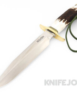 Randall Made Knives Model 1-8 All Purpose Fighting Fixed Blade Stainless Blade with Stag Handles